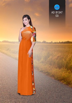 Vải áo dài chấm bi dây-DT 3367