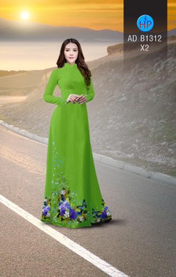 Vải áo dài hoa lấp lánh-DT 3372