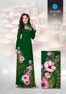 Vải áo dài hoa tua tủa-DT 3377