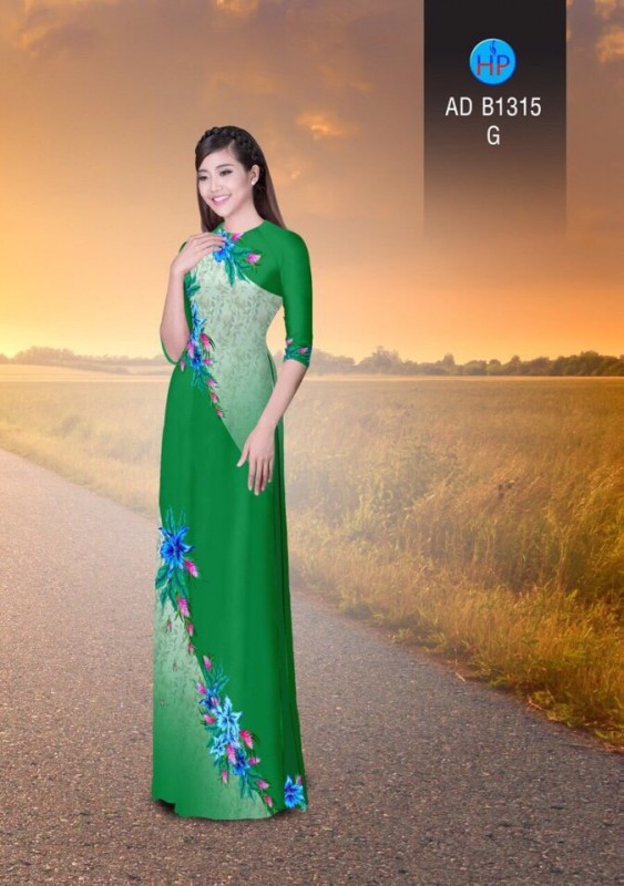 Vải áo dài hoa văn xéo