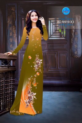 Vải áo dài hoa dây-DT 3393