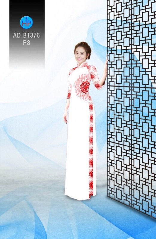 Vải áo dài hoa eo