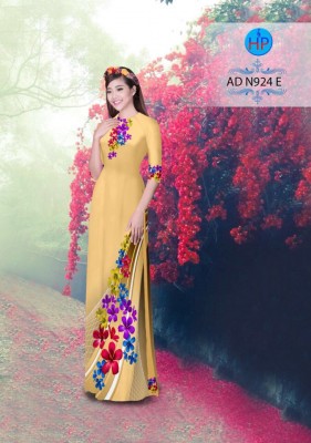 Vải áo dài hoa dây-DT 3398
