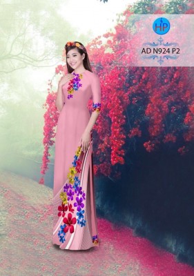 Vải áo dài hoa dây-DT 3398