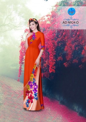 Vải áo dài hoa dây-DT 3398