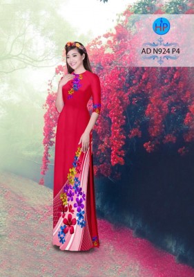 Vải áo dài hoa dây-DT 3398