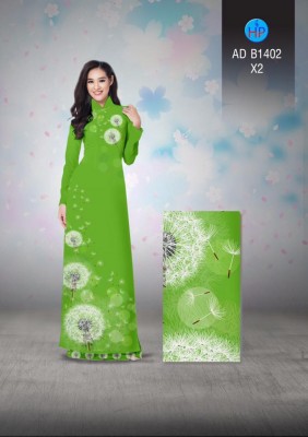 Vải áo dài hoa Cẩm Tú Cầu-DT 3414