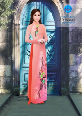 Vải áo dài hoa dây lấp lánh-DT 3417