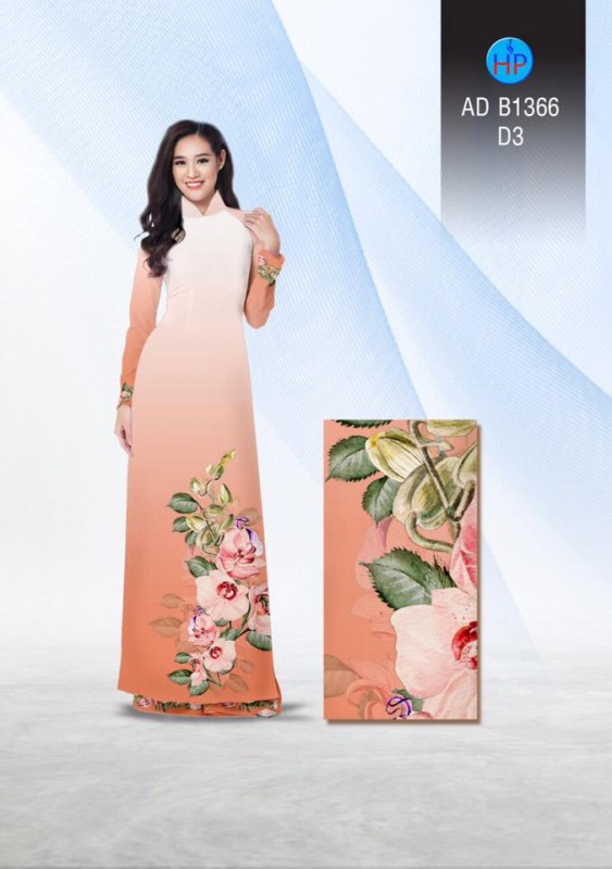 Vải áo dài hoa Lan
