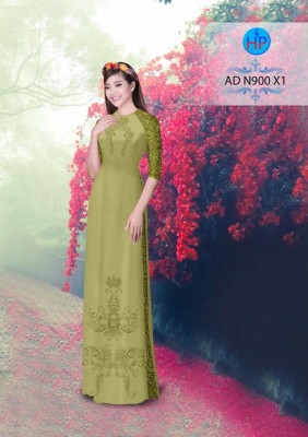 Vải áo dài hoa văn chìm-DT 3421