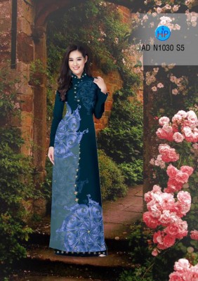 Vải áo dài hoa văn chìm-DT 3477
