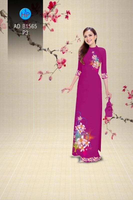 Vải áo dài hoa Sứ