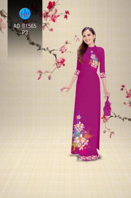 Vải áo dài hoa Sứ-DT 3492