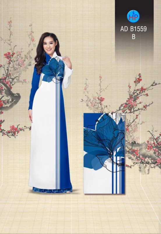 Vải áo dài hoa Sen