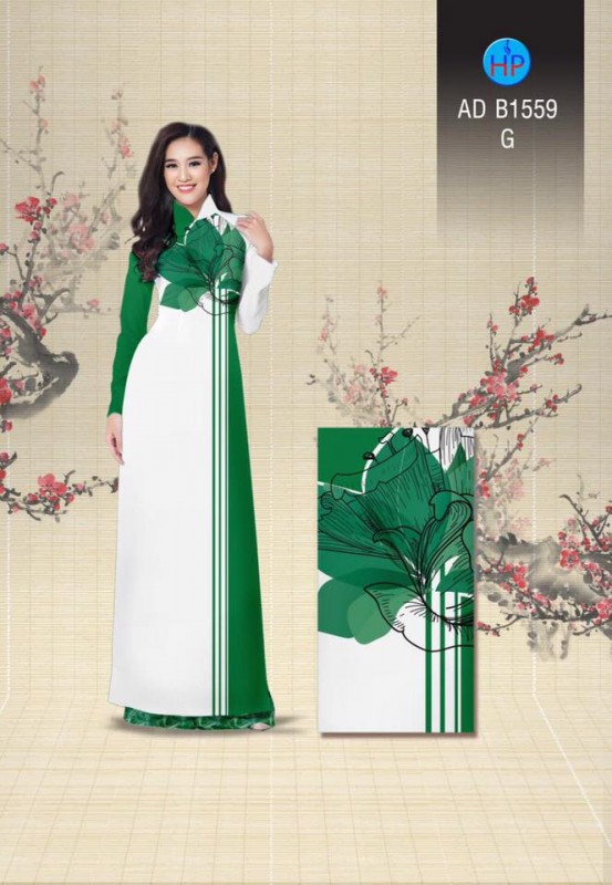Vải áo dài hoa Sen