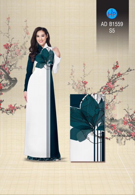 Vải áo dài hoa Sen