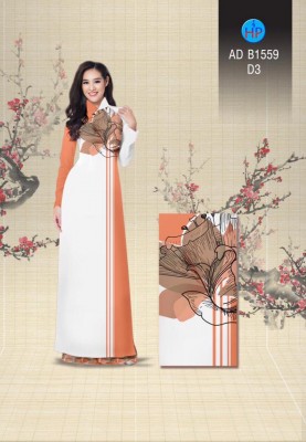 Vải áo dài hoa Sen-DT 3493
