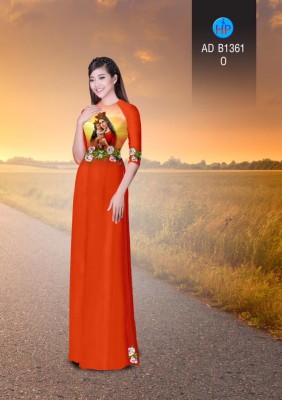 Vải áo dài hình đức mẹ-DT 3503