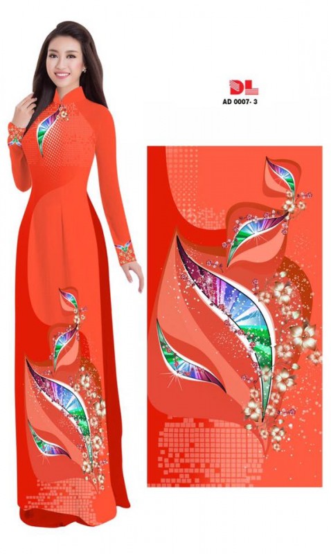 Vải áo dài họa tiết lấp lánh
