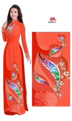 Vải áo dài họa tiết lấp lánh-DT 3517