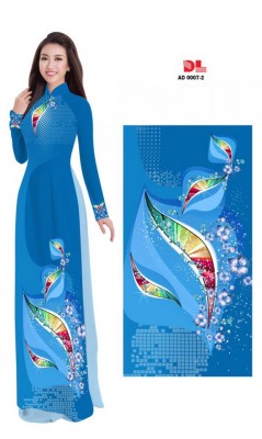 Vải áo dài họa tiết lấp lánh-DT 3517