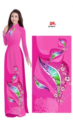 Vải áo dài họa tiết lấp lánh-DT 3517