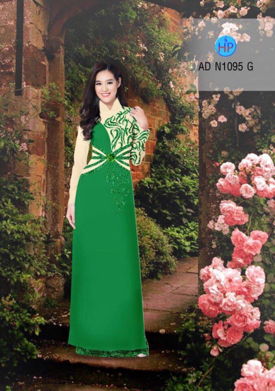 Vải áo dài hoa văn đẹp