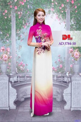 Vải áo dài hoa văn 3D-DT 3591