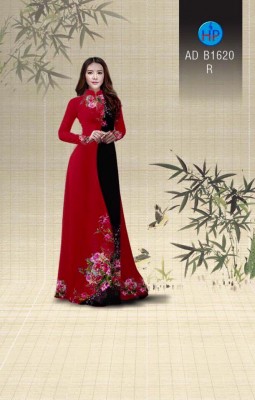 Vải áo dài hoa chạy dọc-DT 3611