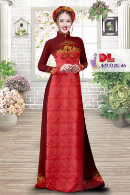Vải áo dài hoa văn chìm-DT 3653