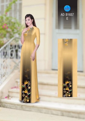 Vải áo dài hoa văn dọc-DT 3710