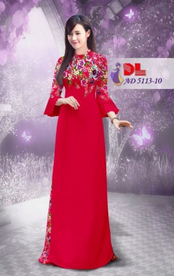 Vải áo dài hoa dây rơi-DT 3720