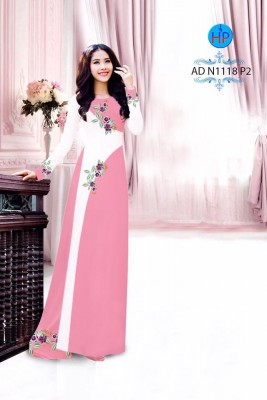 Vải áo dài hoa xéo-DT 3726