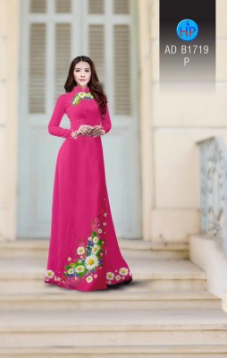 Vải áo dài hoa Cúc-DT 3729