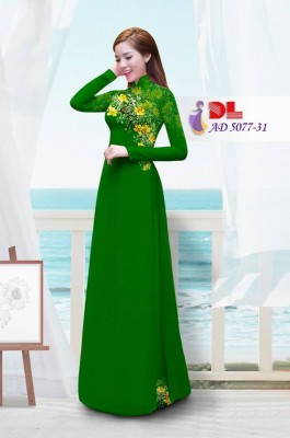 Vải áo dài hoa nhí-DT 3768
