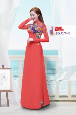 Vải áo dài hoa nhí-DT 3768