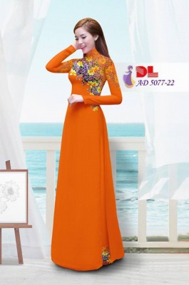 Vải áo dài hoa nhí-DT 3768