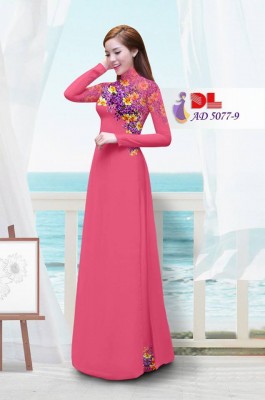 Vải áo dài hoa nhí-DT 3768