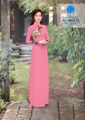 Vải áo dài cành hoa-DT 3787
