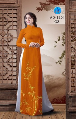 Vải áo dài cành trúc-DT 3796