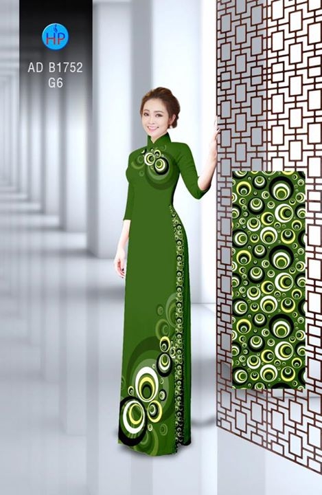 Vải áo dài lập thể tròn