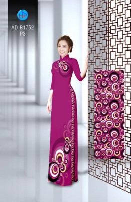 Vải áo dài lập thể tròn-DT 3808