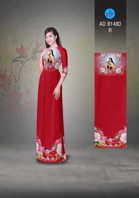 Vải áo dài hình thánh Teresa-DT 3827