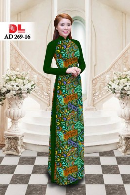 Vải áo dài hoa văn toàn thân-DT 3831