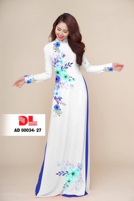 Vải áo dài hoa eo-DT 3832