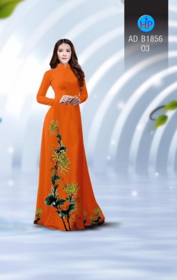 Vải áo dài hoa cúc-DT 3857