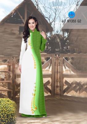 Vải áo dài hoa văn dọc-DT 3877
