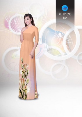 Vải áo dài hoa Cát Tường-DT 3882