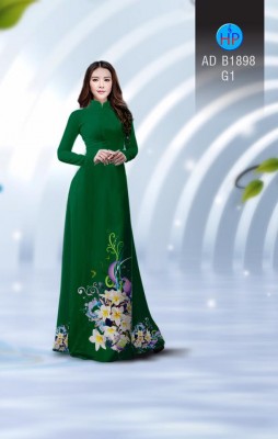 Vải áo dài hoa Sứ-DT 3883