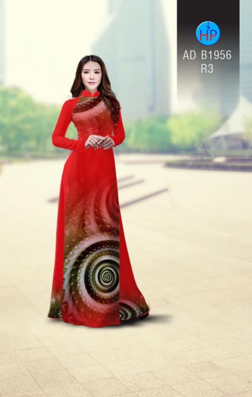 Vải áo dài hoa lập thể